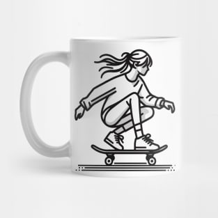 Skater Girl Mug